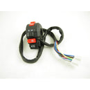 Left HandleBar Switch 2 plug, 9 wire 3 switch assembly