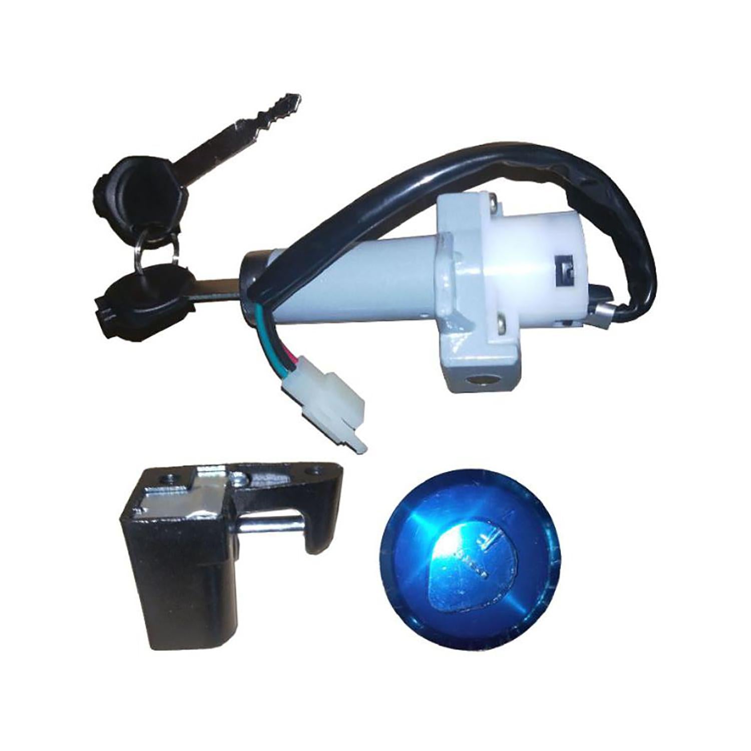 Tao Tao ignition key switch w/ fuel cap & seat lock tbr7