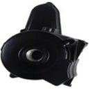Left Engine Crankcase Cover  Black  (ATA 110D/D1)