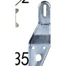Left Chain Adjuster Fixing Bracket (Snow Leopard)